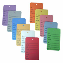 Large Perforated Coupon Tags