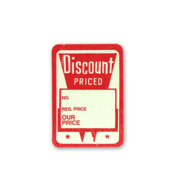 Discount Price Adhesive Tag 5