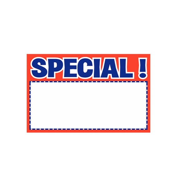 “SPECIAL” Promotional Sign 6