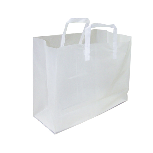 Soft Loop Handle Frosted Bag – 16″ x 12″ x 6″ 4