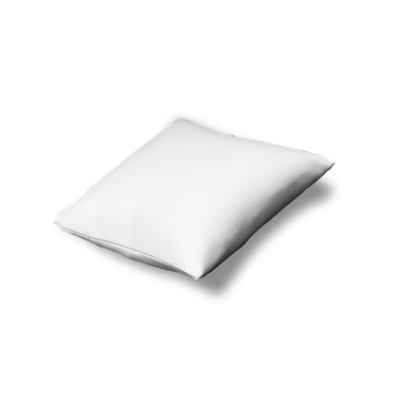 White Leatherette Display Pillow 6