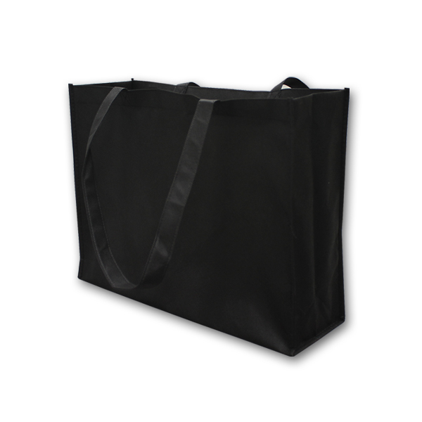 Black non-woven shopping bag