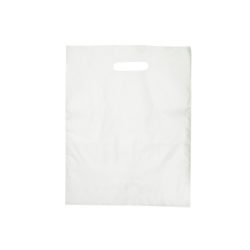 Die Cut Handle Frosted Bag – 12″ x 15″