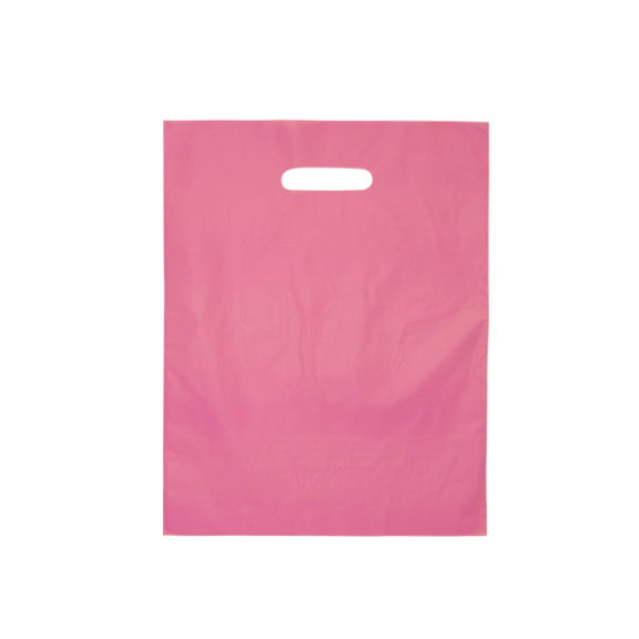 Die Cut Handle Frosted Bag – 12″ x 15″ 9