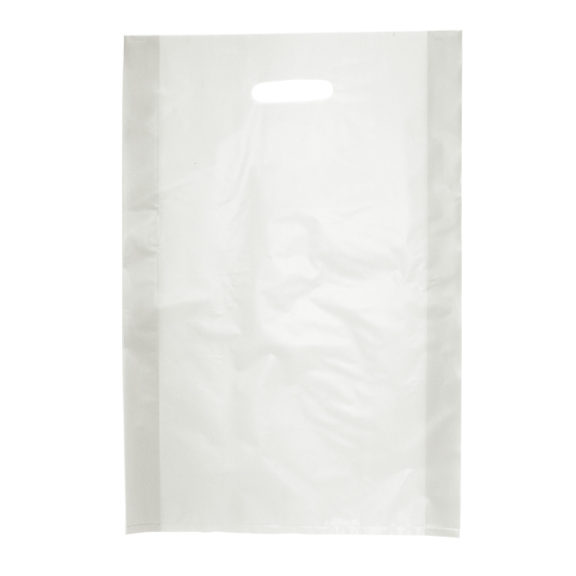Die Cut Handle Frosted Bag – 14″ x 21″ x 3″ 5