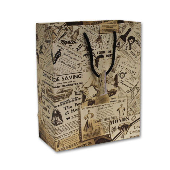 Newsprint Jewelry Euro-Tote Bags 9