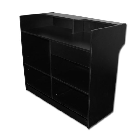 4′ Ledgetop Counter with Slatwall Front 6