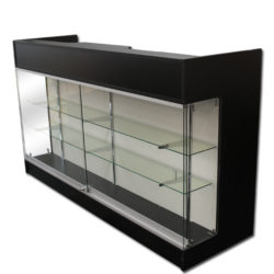 6′ Ledgetop Counter with Showcase Front