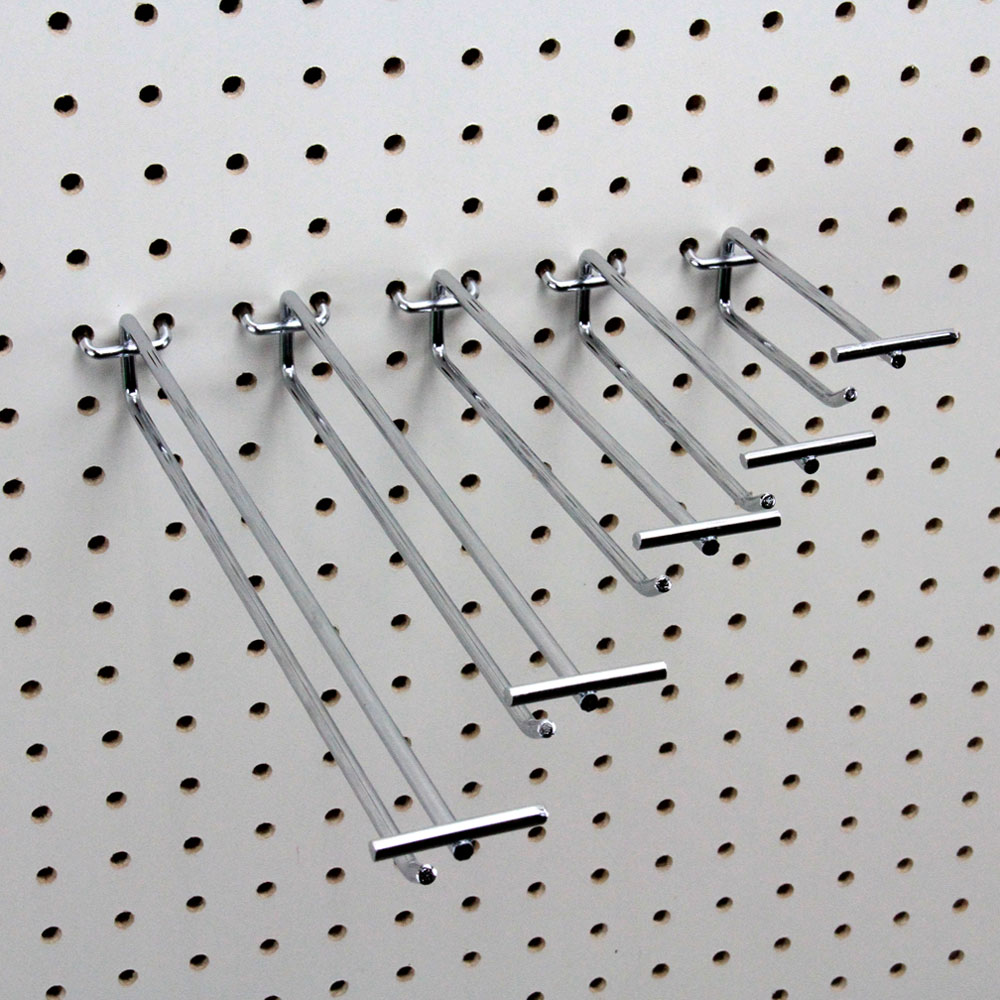 Scanner hooks for pegboard 8" zinc plated Lot Of 10 