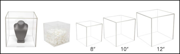 12″ – 5 Sided Acrylic Cube/Bin 6