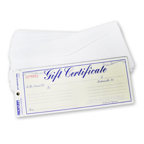 Gift Certificates 5