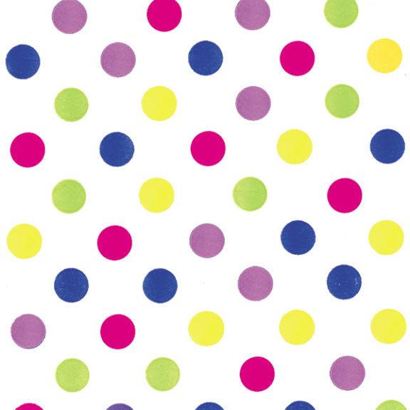 Bright Dots Tissue – 1/2″ Dots 5