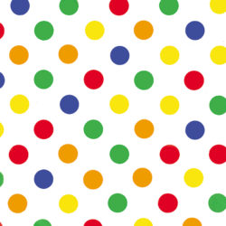 Primary Dots Tissue – 1/2″ Dots