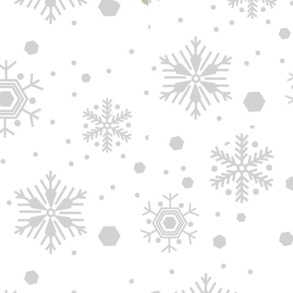 White Snowflakes Tissue 5