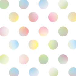 Watercolor Dots – 1″ Diameter