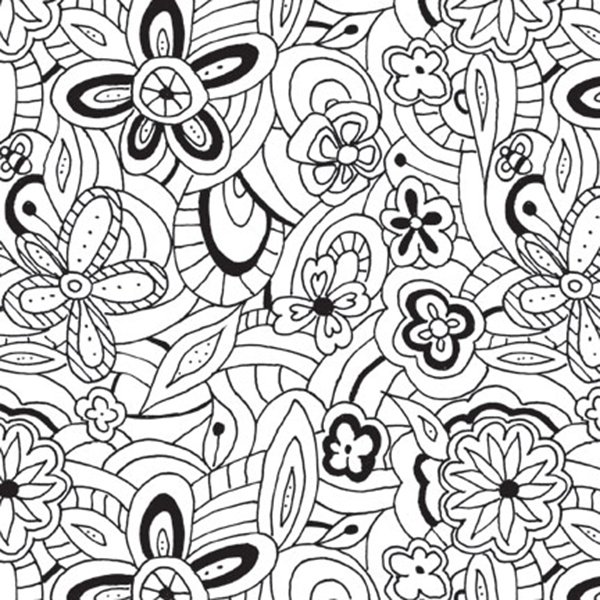 Floral Sketch Tissue 4