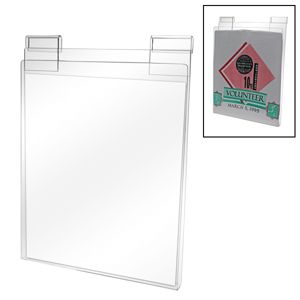 Lot of 5 Acrylic Grid T Shirt Retail Display Holder Frame Gridwall Panel New 