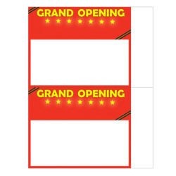 “GRAND OPENING” Sign