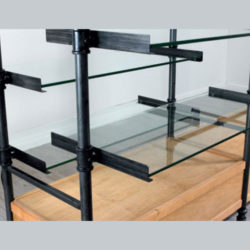 Glass Shelves w/ Brackets
