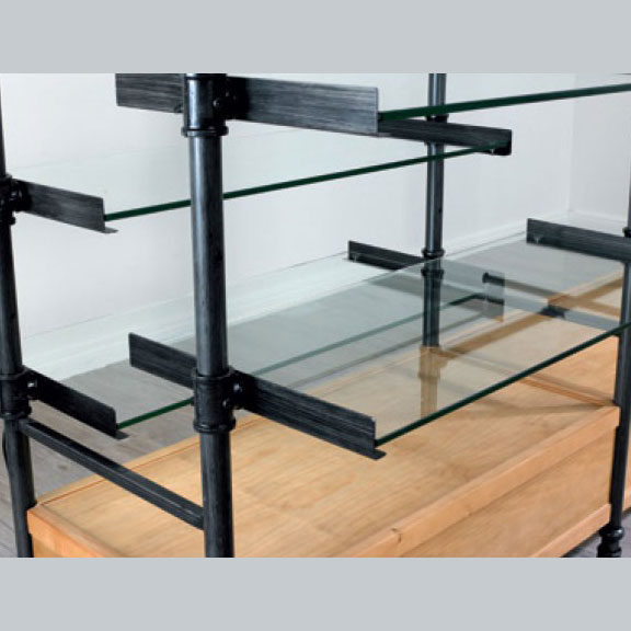 Glass Shelves w/ Brackets 5