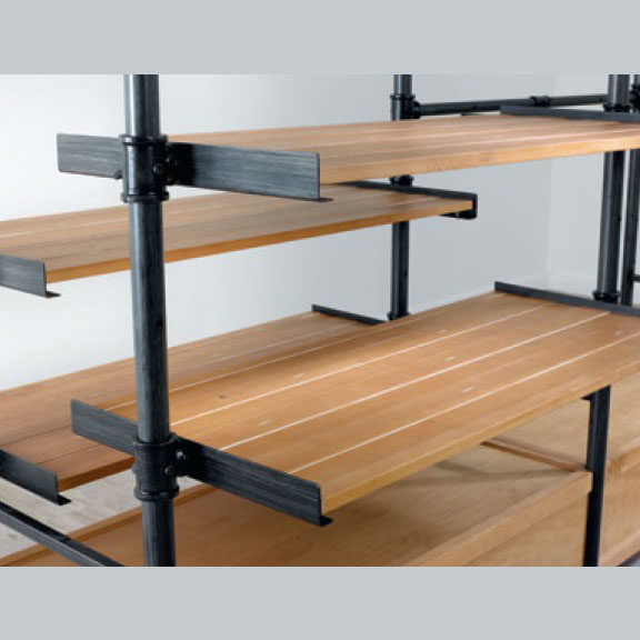 Wood Shelves w/ Brackets 5