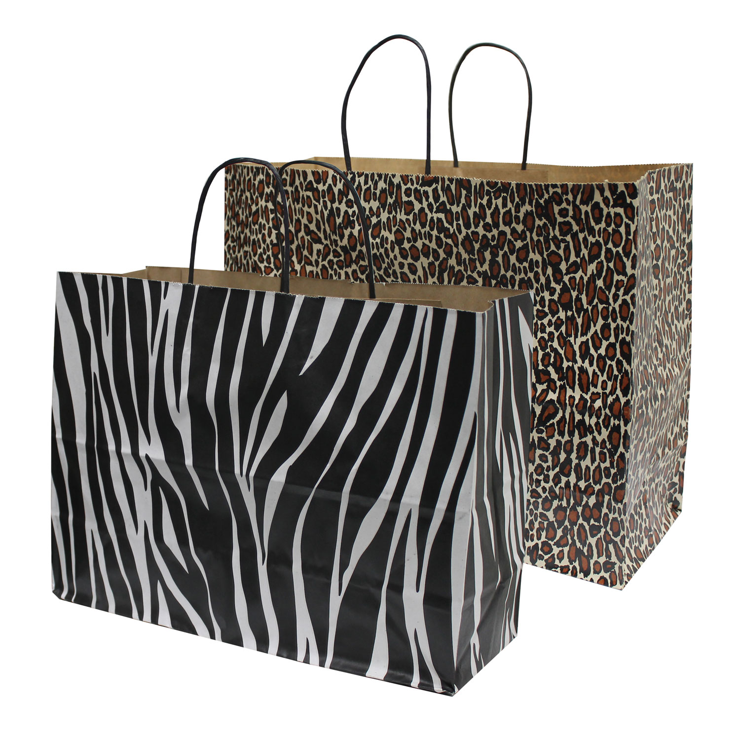 Leopard & Zebra Paper Vogue Bag 4