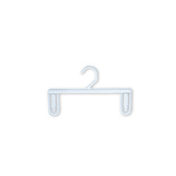 11″ White Plastic Pant & Skirt Hanger