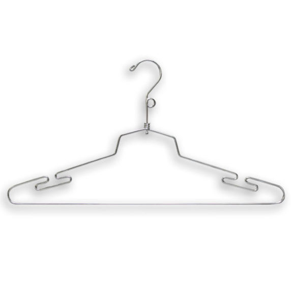 16″ Chrome Lingerie Hangers With or Without Loop 5