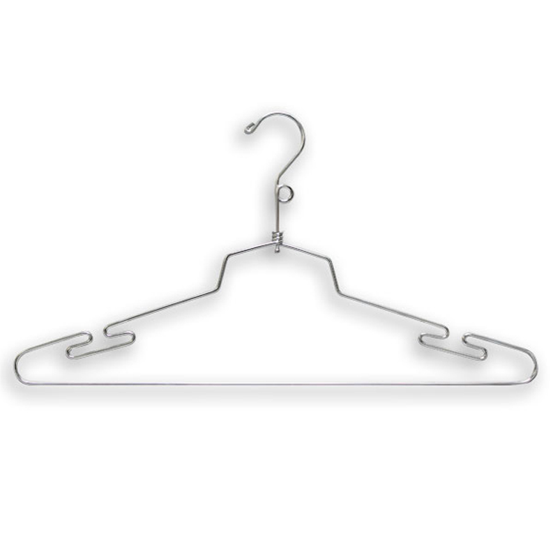 16″ Chrome Lingerie Hangers With or Without Loop 4