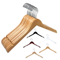 17″ Wood Dress & Top Hanger-HW01 Series.