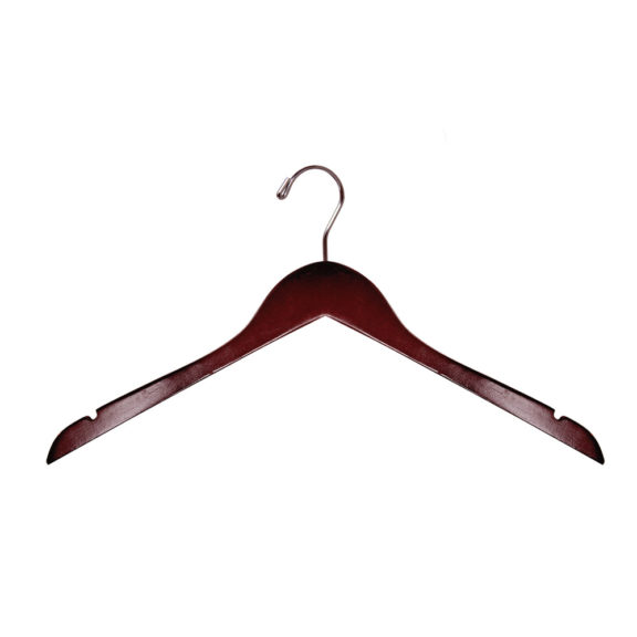 17″ Wood Dress & Top Hanger-HW01 Series. 11
