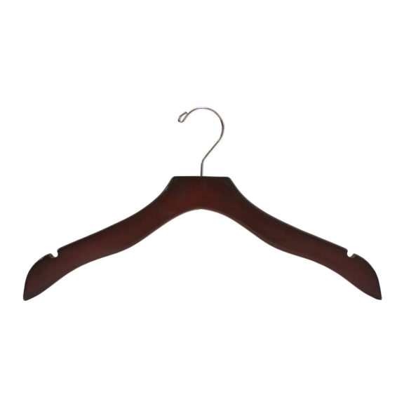17″ Wood Dress & Top Hanger- HW1111 Series. 7