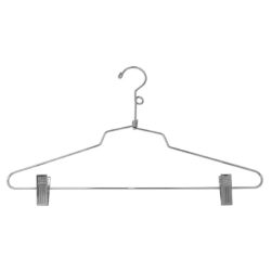 14″ & 16″ Chrome Suit Hangers with Clips