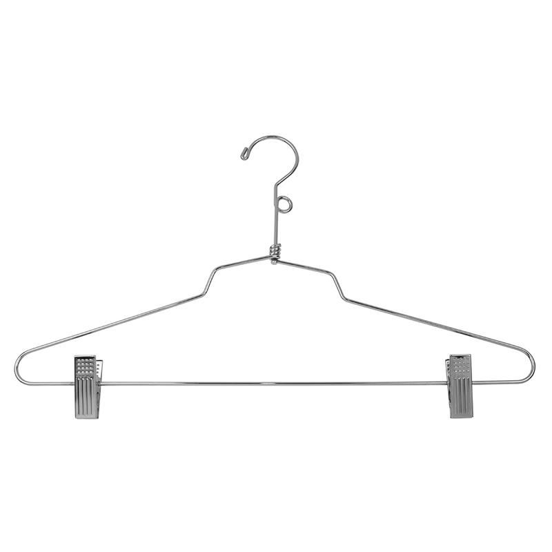 14″ & 16″ Chrome Suit Hangers with Clips 4