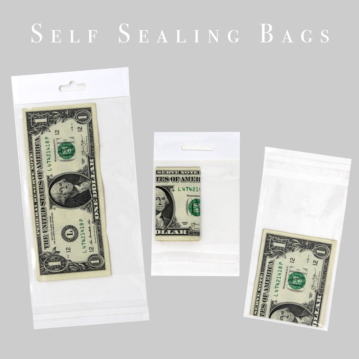 Self Sealing Clear Storage Bags 4