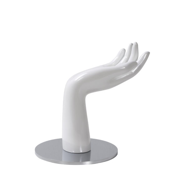 8″ Tall Curved Female Display Hand. 5