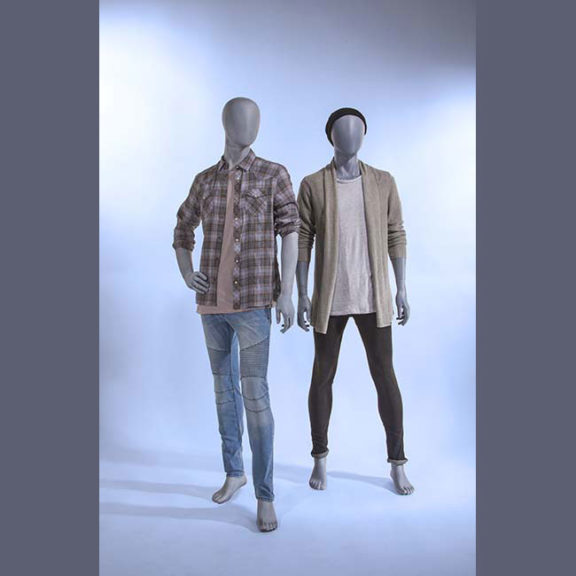 Slate Grey Male Mannequin 8